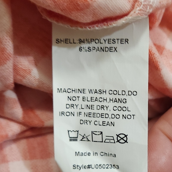 New Weekend Suzanne Betro Dress Womens Lrg Short Red White Check Stretch Jersey - Picture 7 of 7